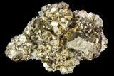 Gleaming Pyrite Crystal Cluster - Peru #99679-1